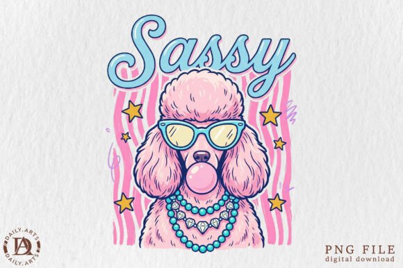 Cute Girly Sassy Puppy PNG: A Designer's Go-To Asset
