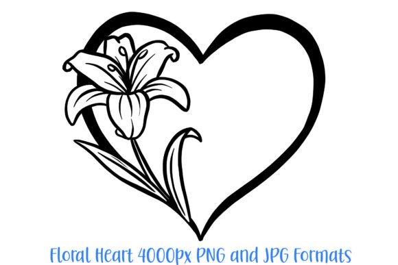 Elevate Your Brand with the Lily Floral Heart Wreath