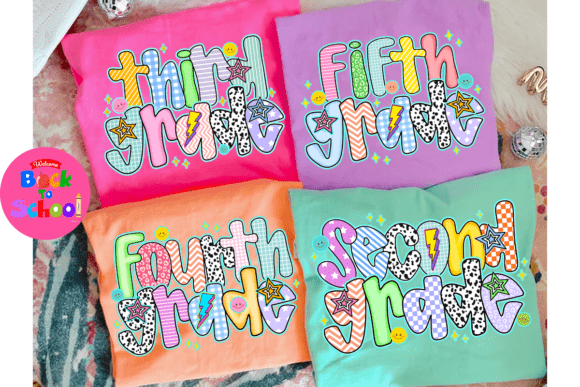 Grandmillennial Back to School Bundle: Your Design Secret Weapon