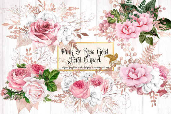 Pink and Rose Gold Floral Clipart: A Designer's Guide to Elegant Embellishments