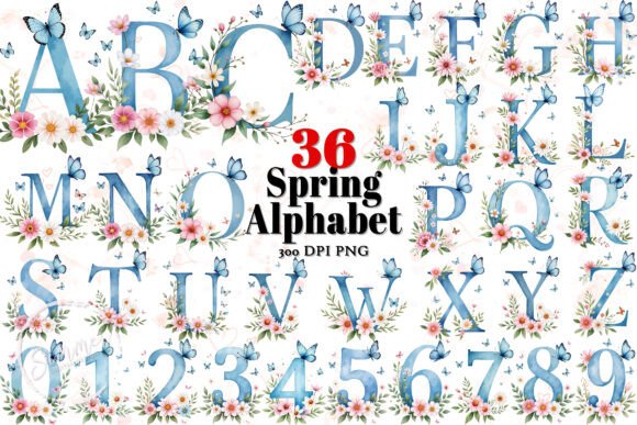 Spring Butterfly Floral Alphabet Clipart: A Designer's Guide