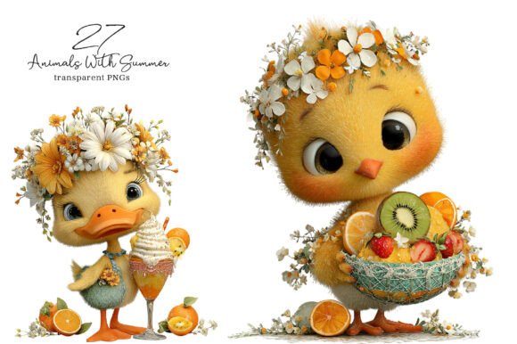 Whimsical Animals Summer Clipart: A Creative Asset Guide